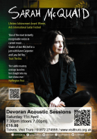 Devoran Acoustic Sessions: Sarah McQuaid Singer Songwriter - Guitarist